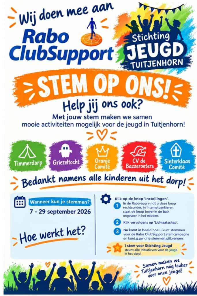 Stem op “Stichting Jeugd Tuitjenhorn”
