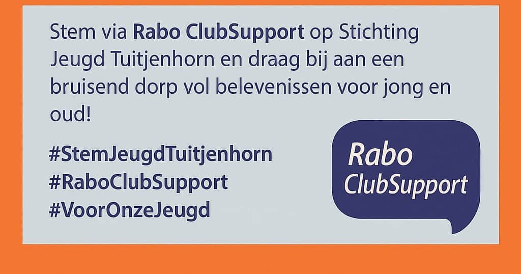 Stem op “Stichting Jeugd Tuitjenhorn”